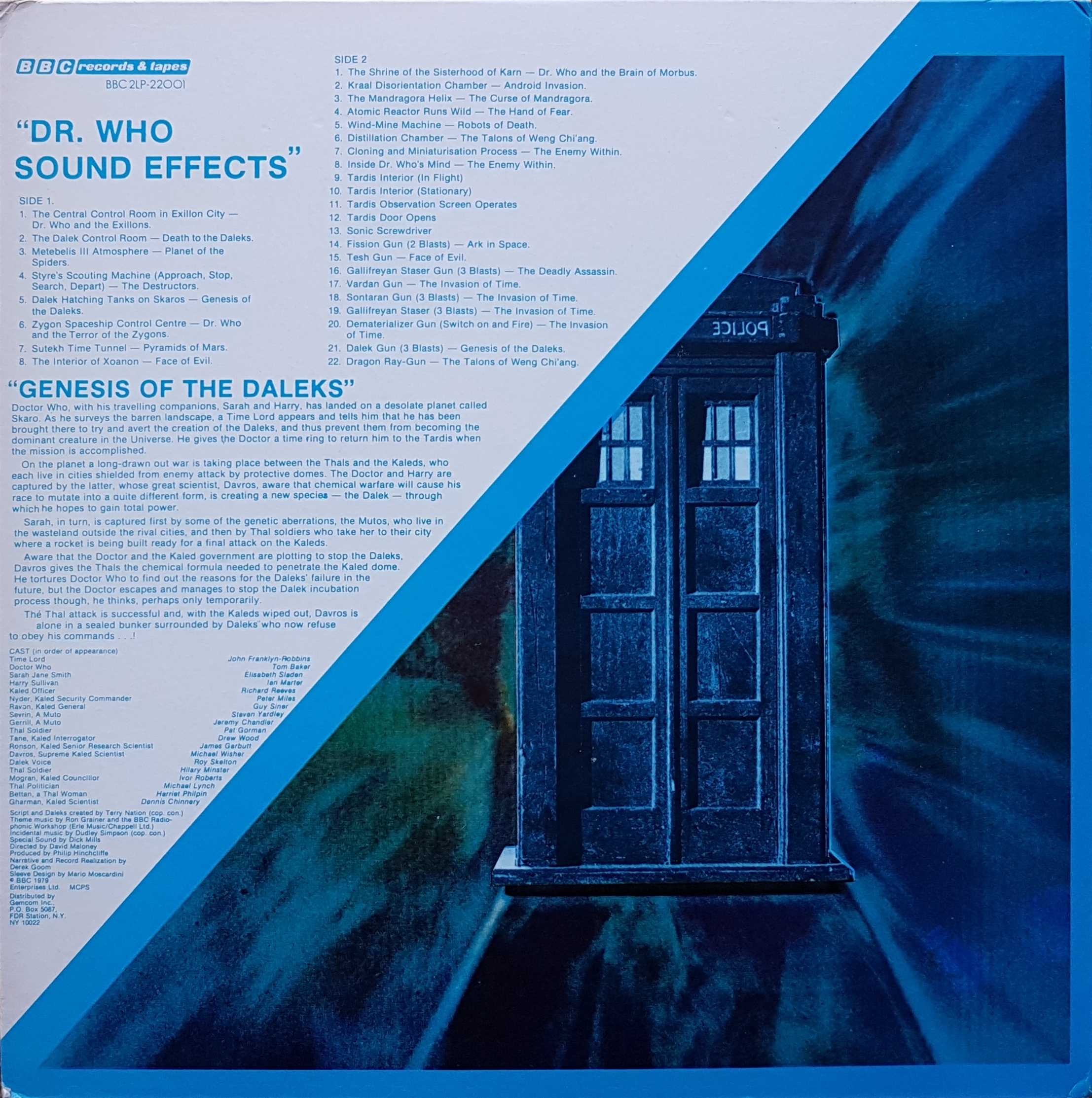 Back cover of BBC2LP-22001